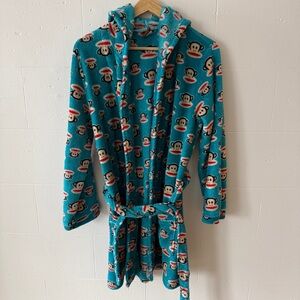 Paul Frank | 2011 Julius Monkey Bath Robe | Classic Cartoon Robe | Size Medium